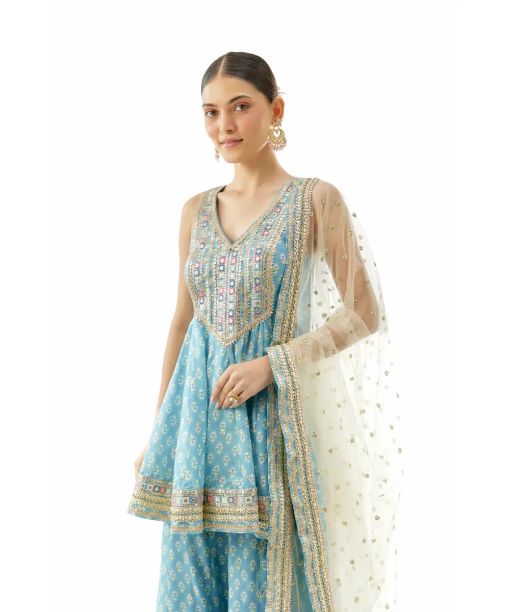 GOPI VAID - Simoni Peplum Set 3